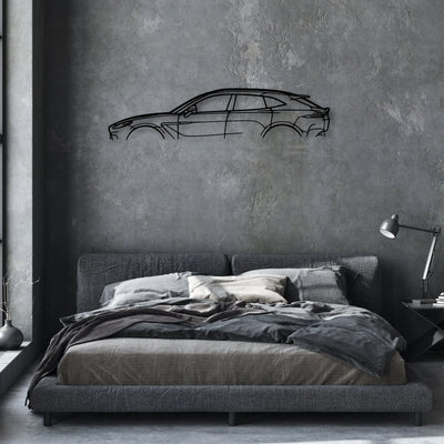 DBX 2021 Classic Silhouette Metal Wall Art - Automotive Garage Decor