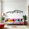 Daytona Coupe 1965 Classic Silhouette Metal Wall Art - Automotive Garage Decor
