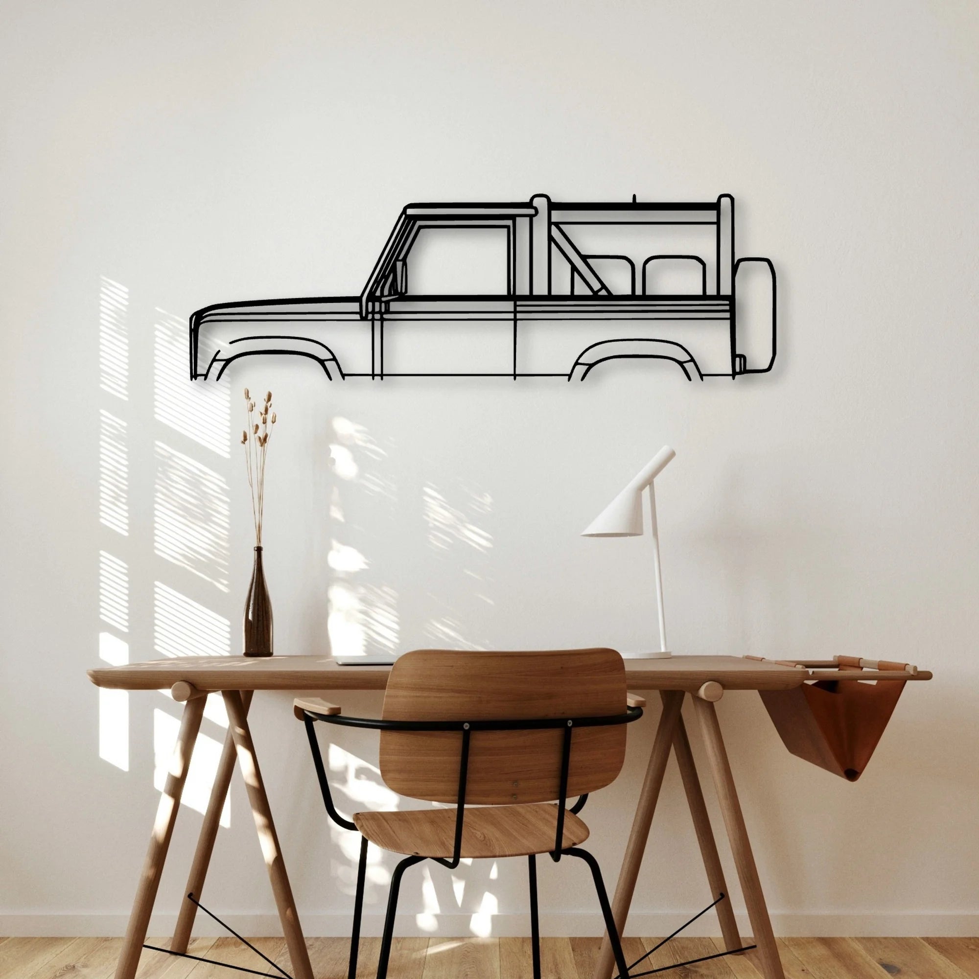 Defender 90 1994 Classic Silhouette Metal Wall Art - Automotive Garage Decor