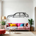 Delta 1992 Classic Silhouette Metal Wall Art - Automotive Garage Decor