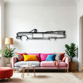 Eldo Biarritz 1959 Classic Silhouette Metal Wall Art - Automotive Garage Decor