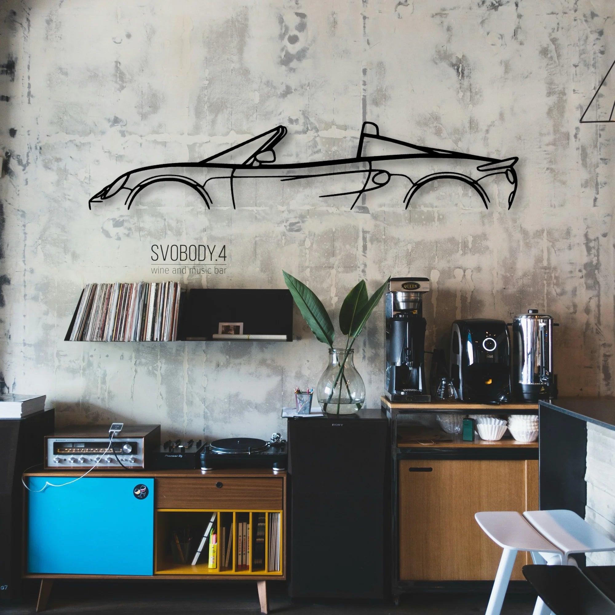 Elise S1 1997 Classic Silhouette Metal Wall Art - Automotive Garage Decor