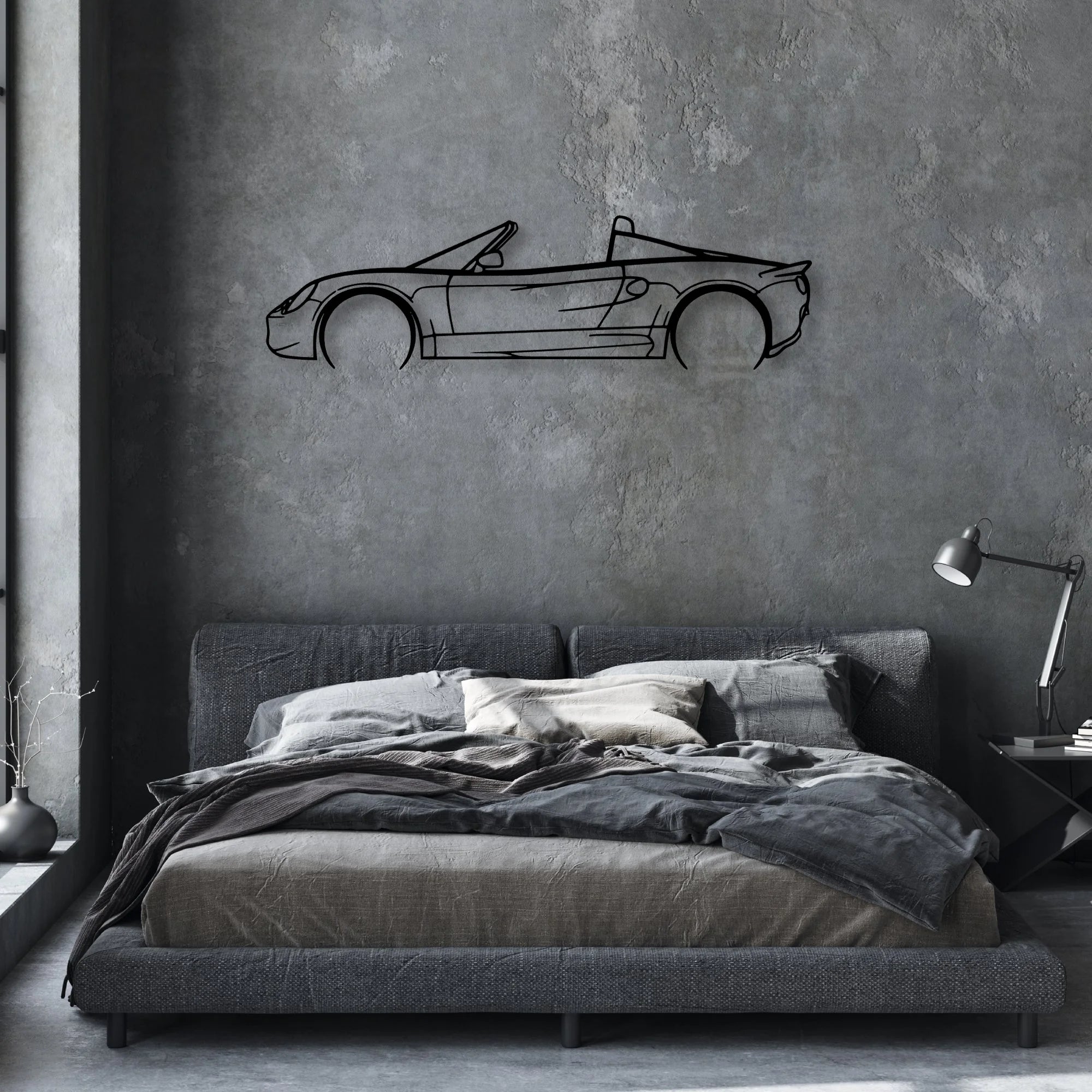 Elise S1 1999 Classic Silhouette Metal Wall Art - Automotive Garage Decor
