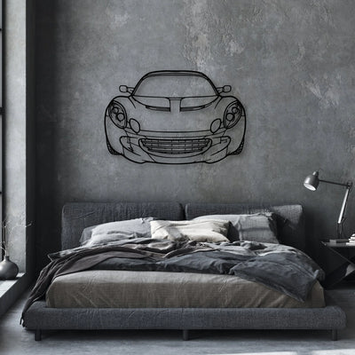 Elise SC 2010 Classic Silhouette Metal Wall Art - Automotive Garage Decor