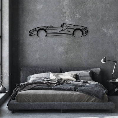Elva 2022 Classic Silhouette Metal Wall Art - Automotive Garage Decor