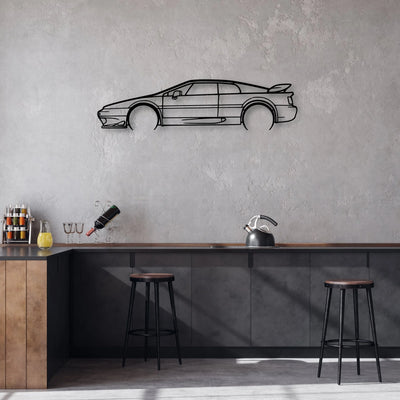 Esprit Turbo Classic Silhouette Metal Wall Art - Automotive Garage Decor
