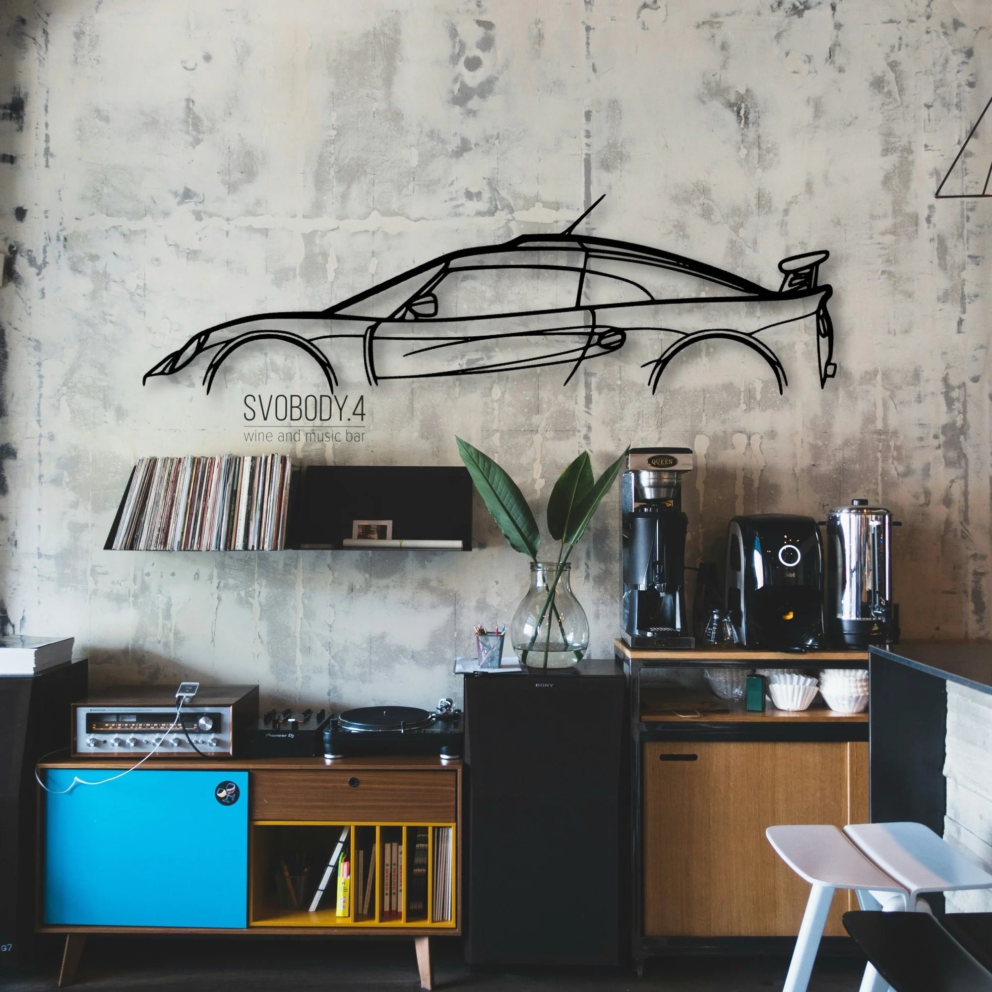 Exige S1 2000 Classic Silhouette Metal Wall Art - Automotive Garage Decor