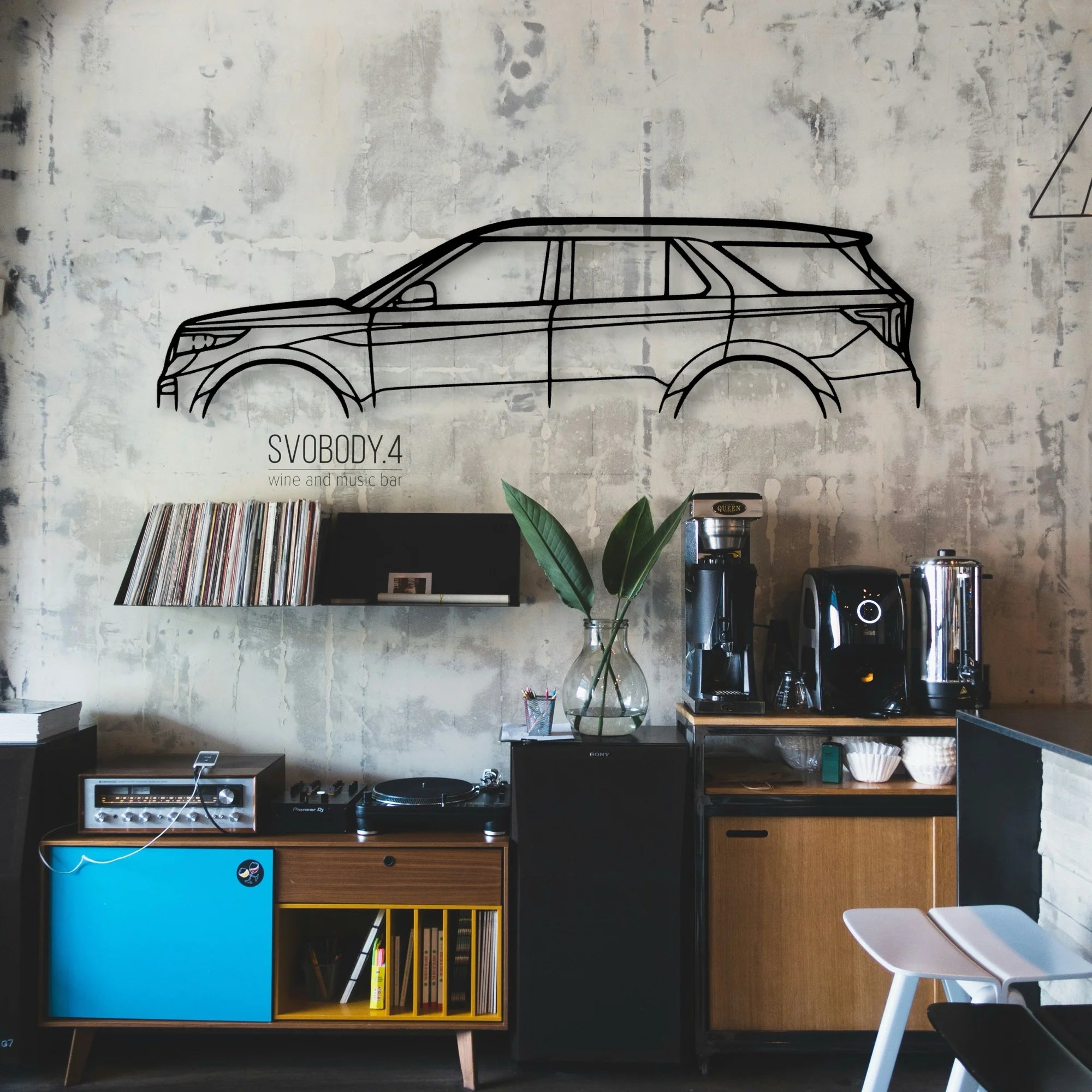 Explorer 2022 Classic Silhouette Metal Wall Art - Automotive Garage Decor