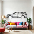 F Pace SVR 2 Classic Silhouette Metal Wall Art - Automotive Garage Decor