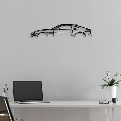 F-TYPE Classic Silhouette Metal Wall Art - Automotive Garage Decor