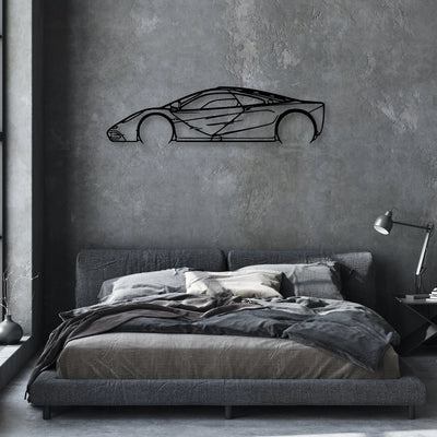 F1 1997 Classic Silhouette Metal Wall Art - Automotive Garage Decor