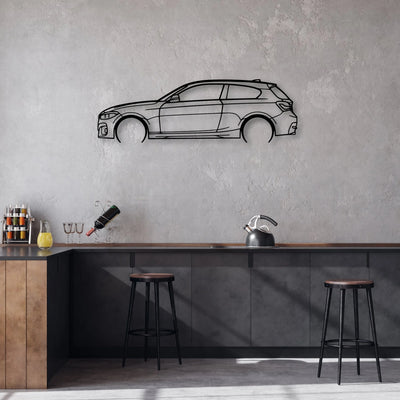 F21 118 2018 Classic Silhouette Metal Wall Art - Automotive Garage Decor