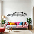 F30 Classic Silhouette Metal Wall Art - Automotive Garage Decor