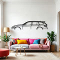 F31 2015 Classic Silhouette Metal Wall Art - Automotive Garage Decor
