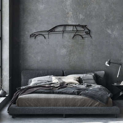 F31 2015 Classic Silhouette Metal Wall Art - Automotive Garage Decor