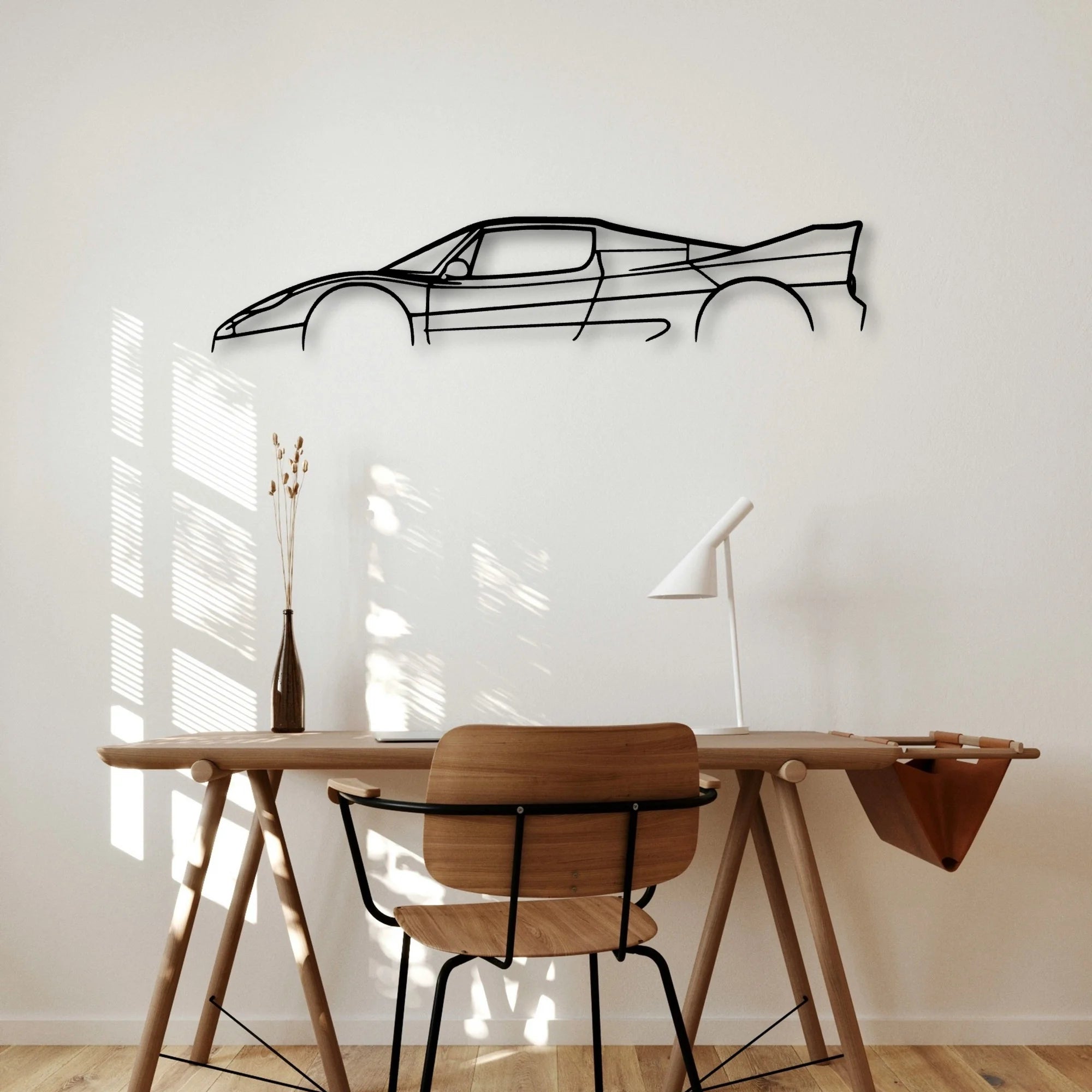 F50 Classic Silhouette Metal Wall Art - Automotive Garage Decor