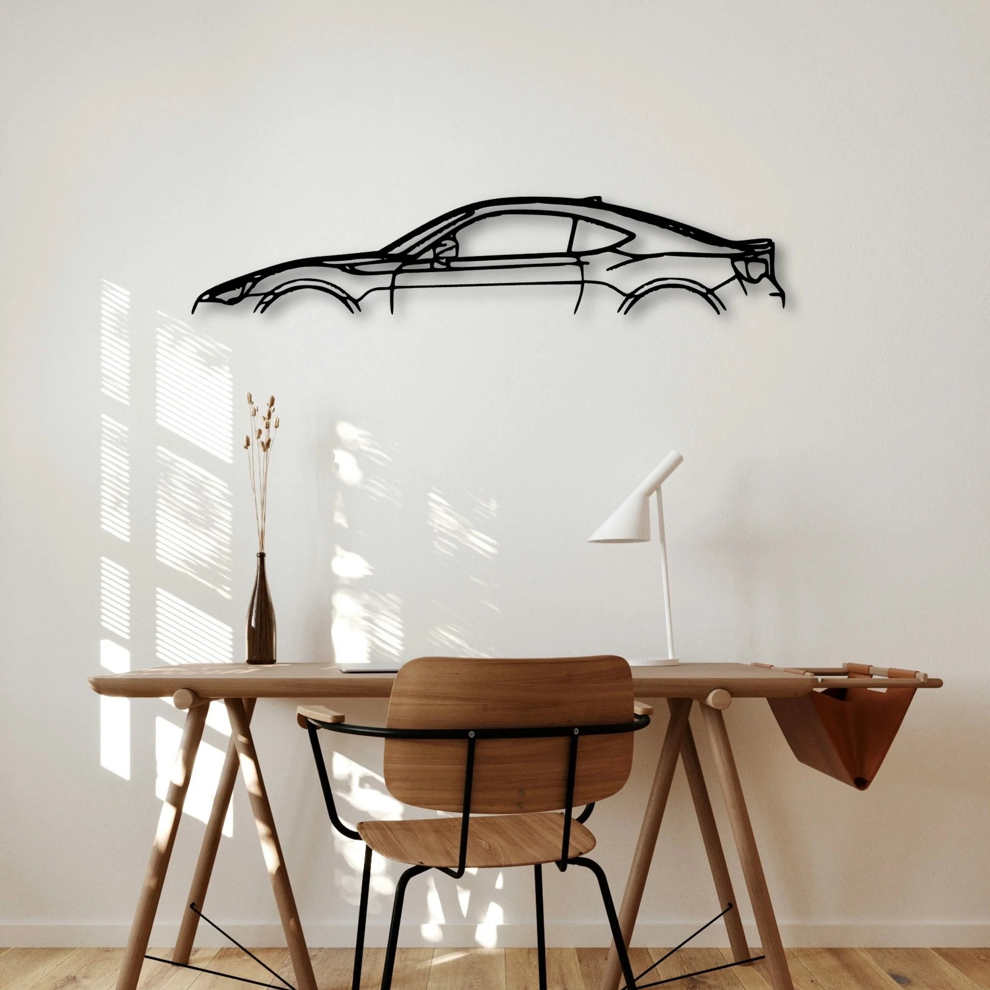 FRS 2015 Classic Silhouette Metal Wall Art - Automotive Garage Decor