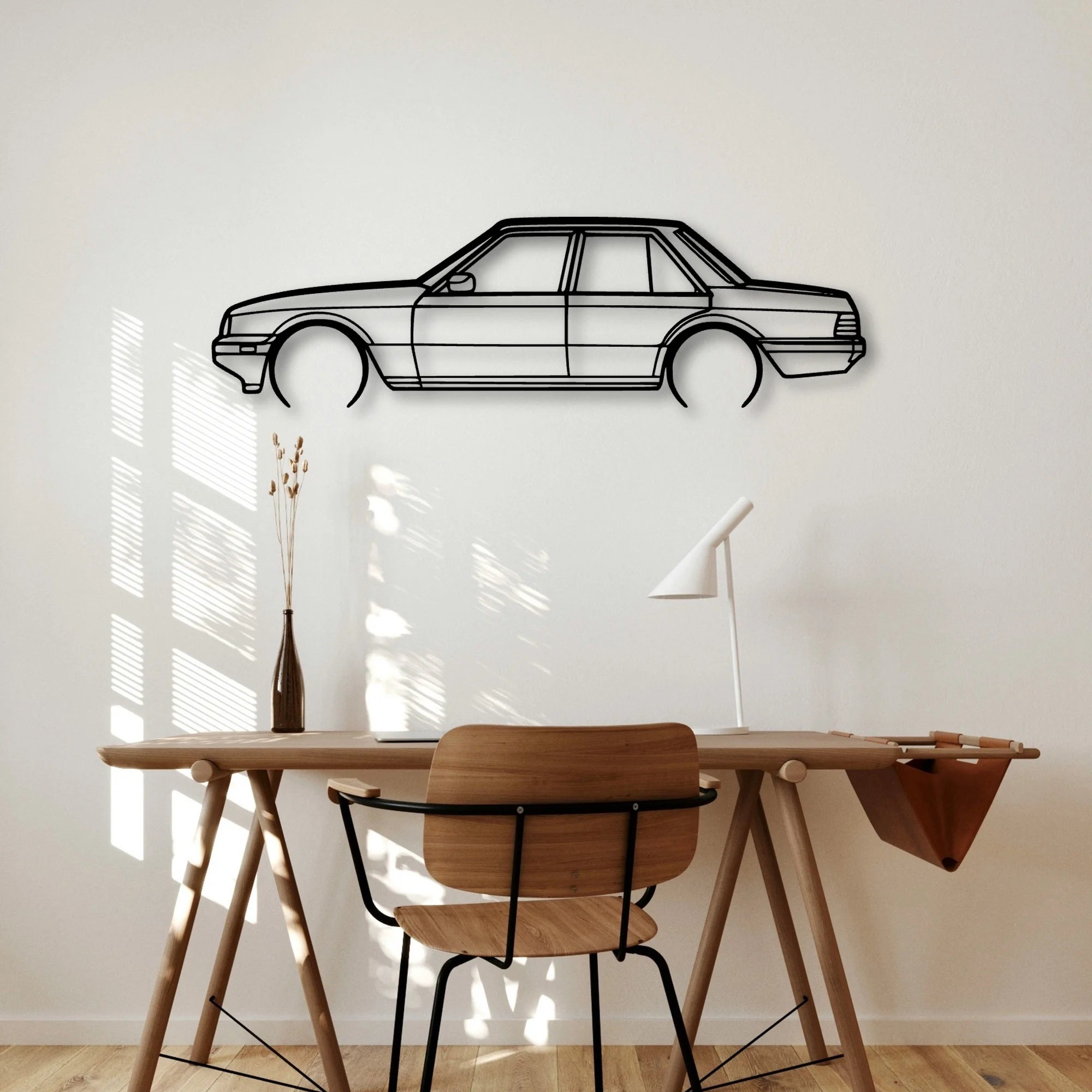 Falcon XF 1987 Classic Silhouette Metal Wall Art - Automotive Garage Decor
