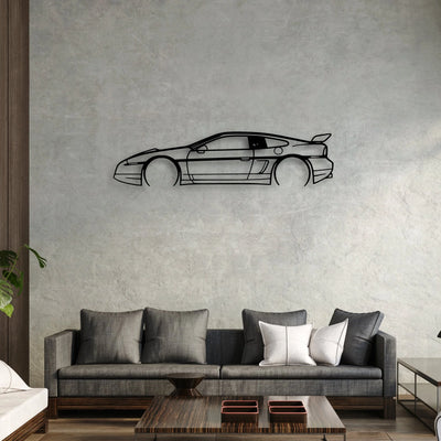 Fiero GT 1987 Classic Silhouette Metal Wall Art - Automotive Garage Decor