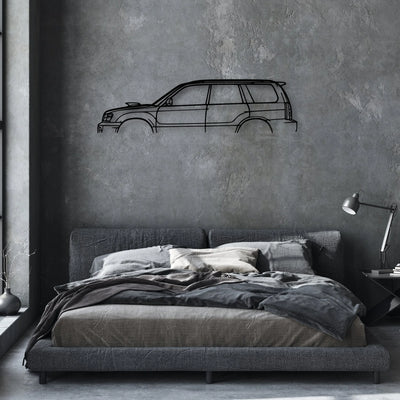 Forester XT 2004 Classic Silhouette Metal Wall Art - Automotive Garage Decor