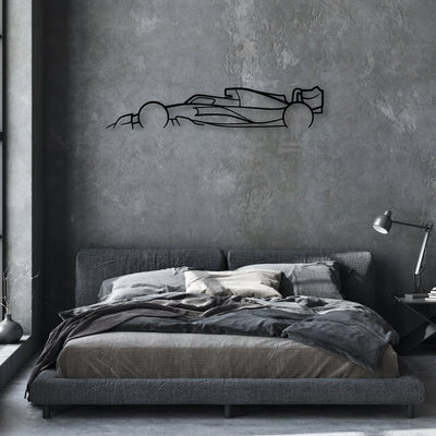 Formula One 2022-2023 F1 Classic Silhouette Metal Wall Art - Automotive Garage Decor