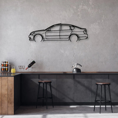 Fuga 2006 Classic Silhouette Metal Wall Art - Automotive Garage Decor