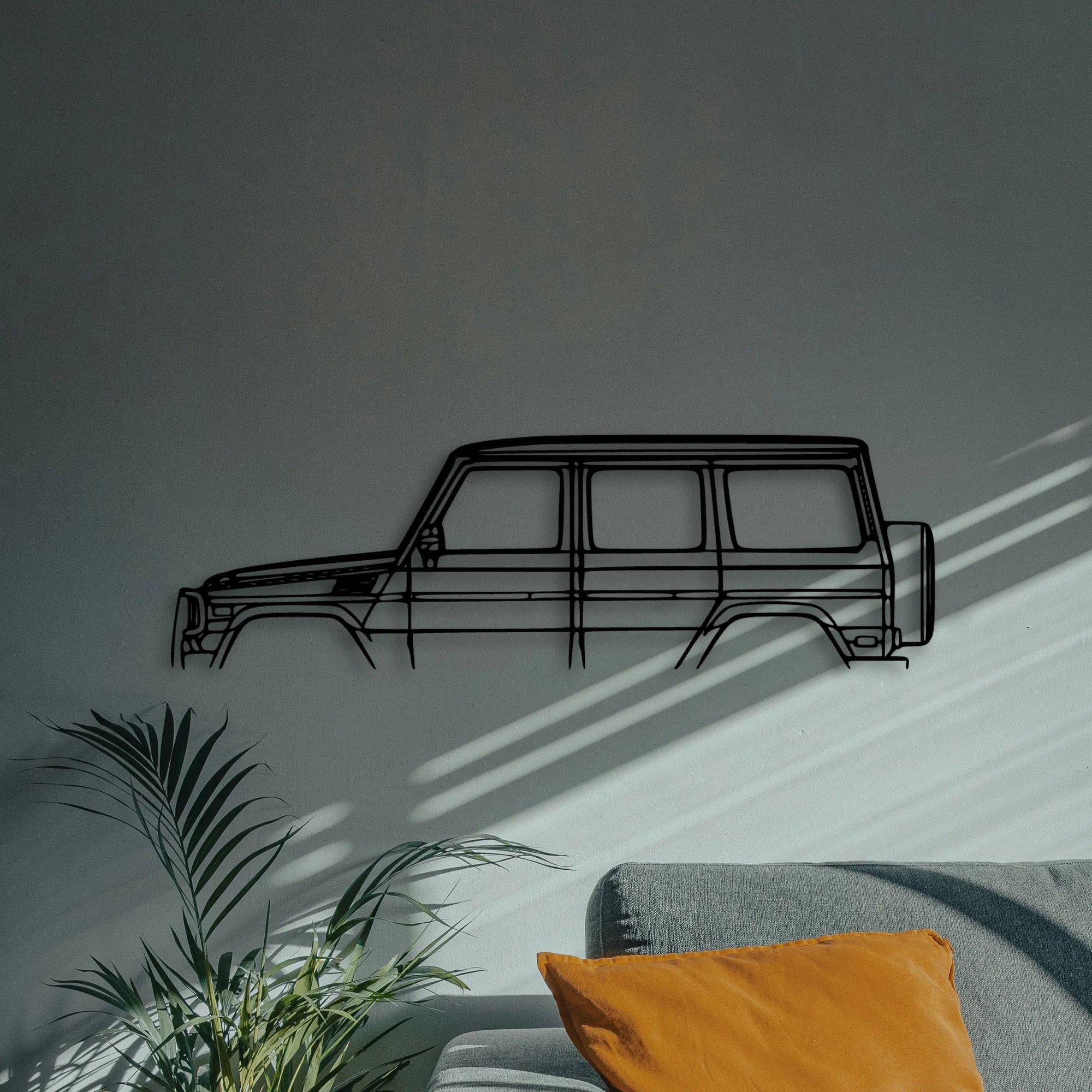 G550 2012 Classic Silhouette Metal Wall Art - Automotive Garage Decor