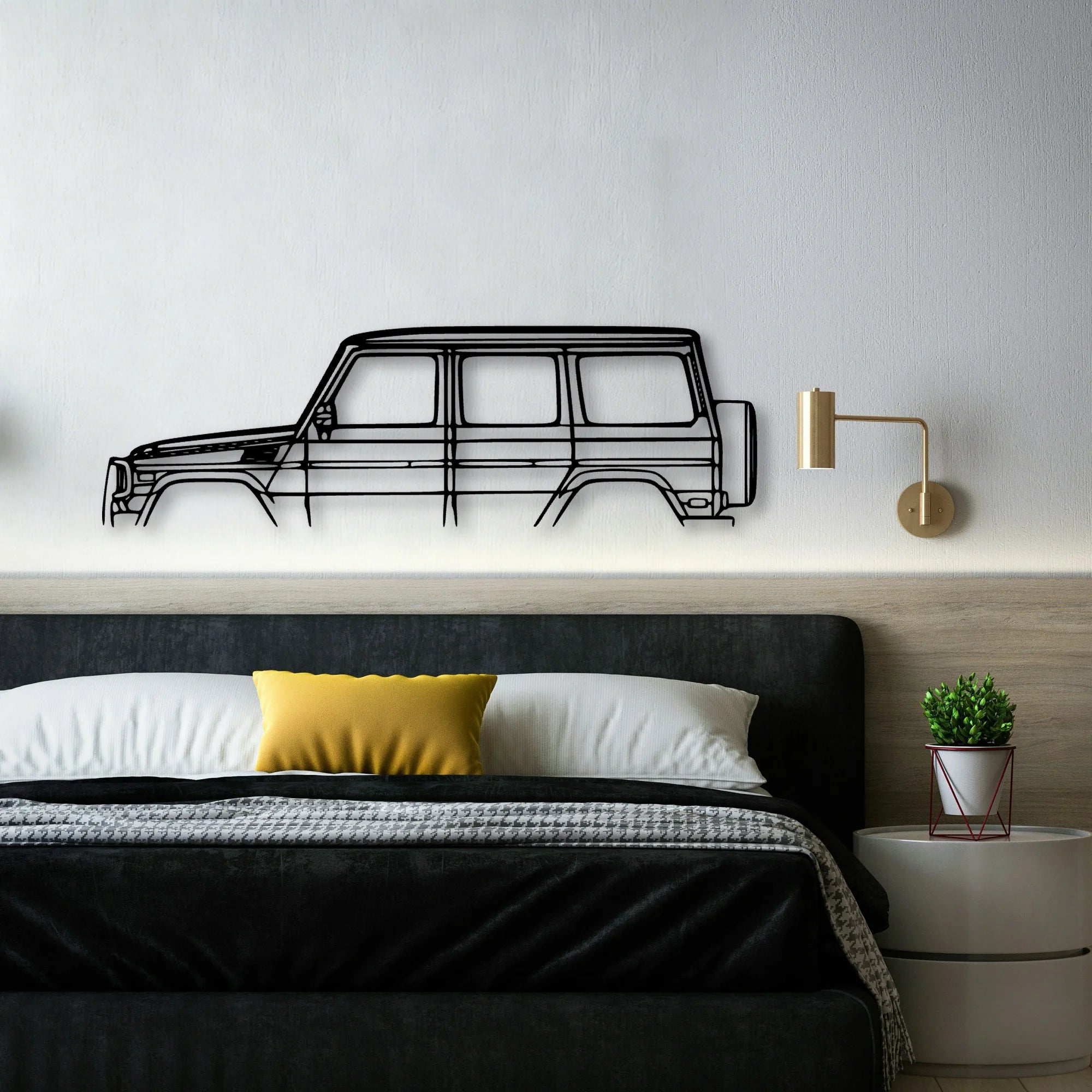 G550 2012 Classic Silhouette Metal Wall Art - Automotive Garage Decor