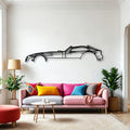 GTO D8 Classic Silhouette Metal Wall Art - Automotive Garage Decor