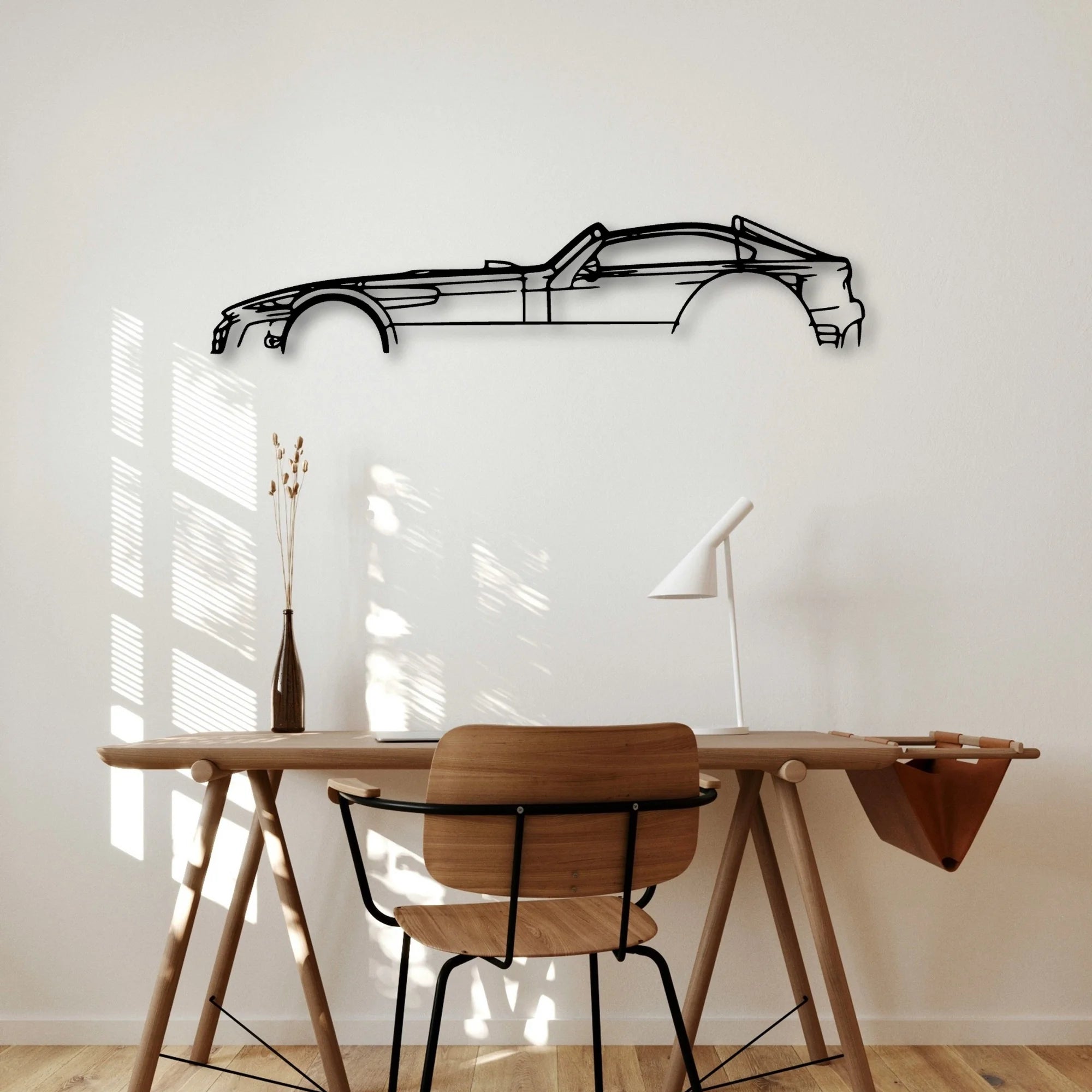 GTO D8 Classic Silhouette Metal Wall Art - Automotive Garage Decor