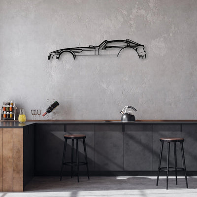GTO D8 Classic Silhouette Metal Wall Art - Automotive Garage Decor