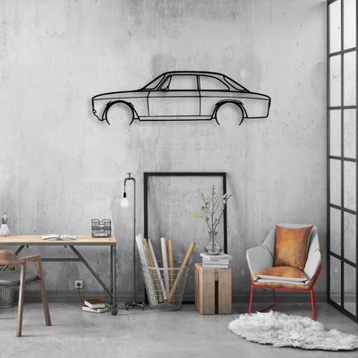 GT 1300 1971 Classic Silhouette Metal Wall Art - Automotive Garage Decor