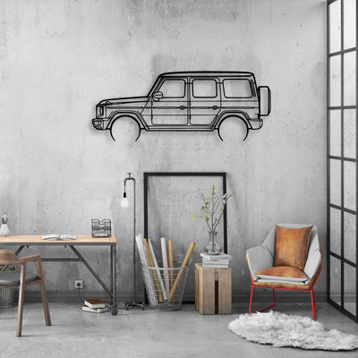 G class 2020 Classic Silhouette Metal Wall Art - Automotive Garage Decor