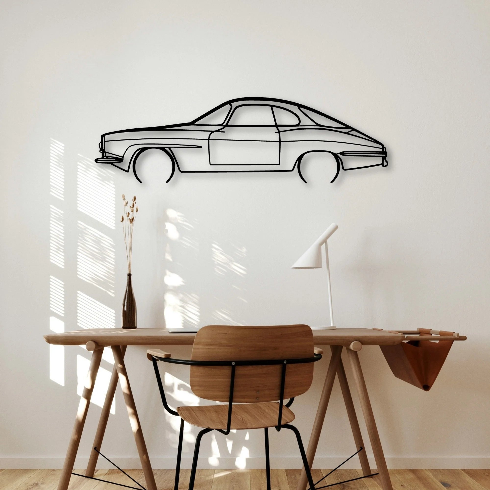 Giulia 1964 Classic Silhouette Metal Wall Art - Automotive Garage Decor