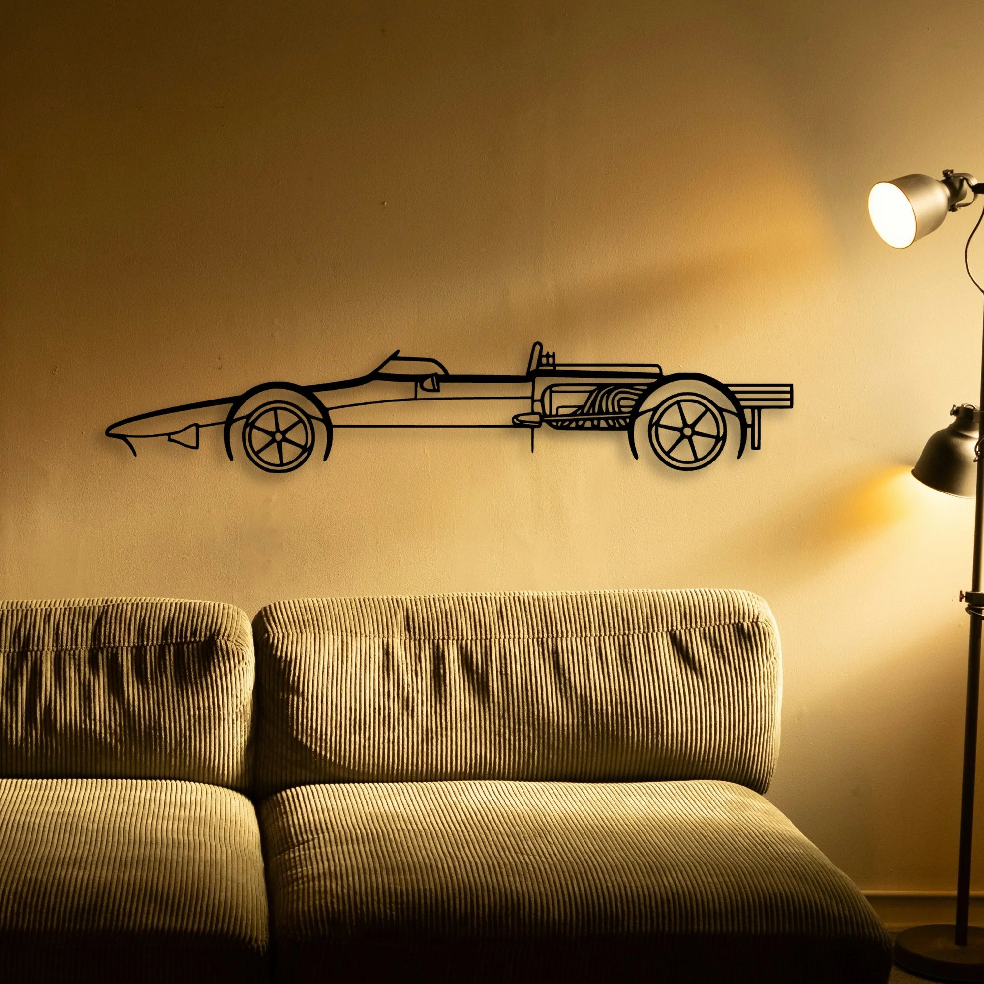Gurney Eagle 1967 2 Classic Silhouette Metal Wall Art - Automotive Garage Decor