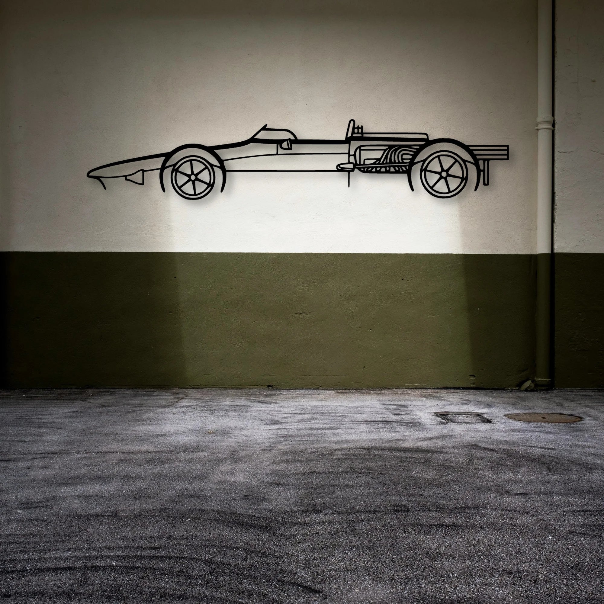 Gurney Eagle 1967 2 Classic Silhouette Metal Wall Art - Automotive Garage Decor