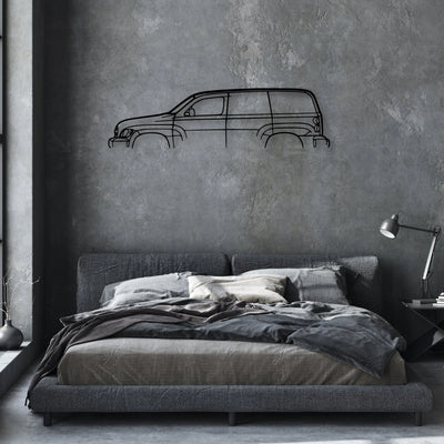 HHR Panel Van 2007 Classic Silhouette Metal Wall Art - Automotive Garage Decor