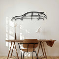 Impreza WRX STI GR Classic Silhouette Metal Wall Art - Automotive Garage Decor