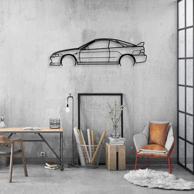 Integra Type R 1998 2 Classic Silhouette Metal Wall Art - Automotive Garage Decor