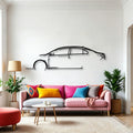 Jetta 2017 Classic Silhouette Metal Wall Art - Automotive Garage Decor