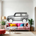 Jimny 2020 Classic Silhouette Metal Wall Art - Automotive Garage Decor
