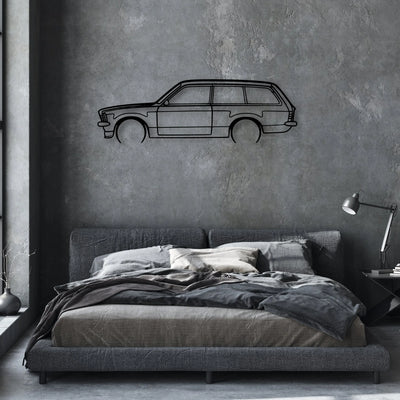 Kadett C 1978 Classic Silhouette Metal Wall Art - Automotive Garage Decor