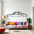 Kadett C Aero 1978 Classic Silhouette Metal Wall Art - Automotive Garage Decor