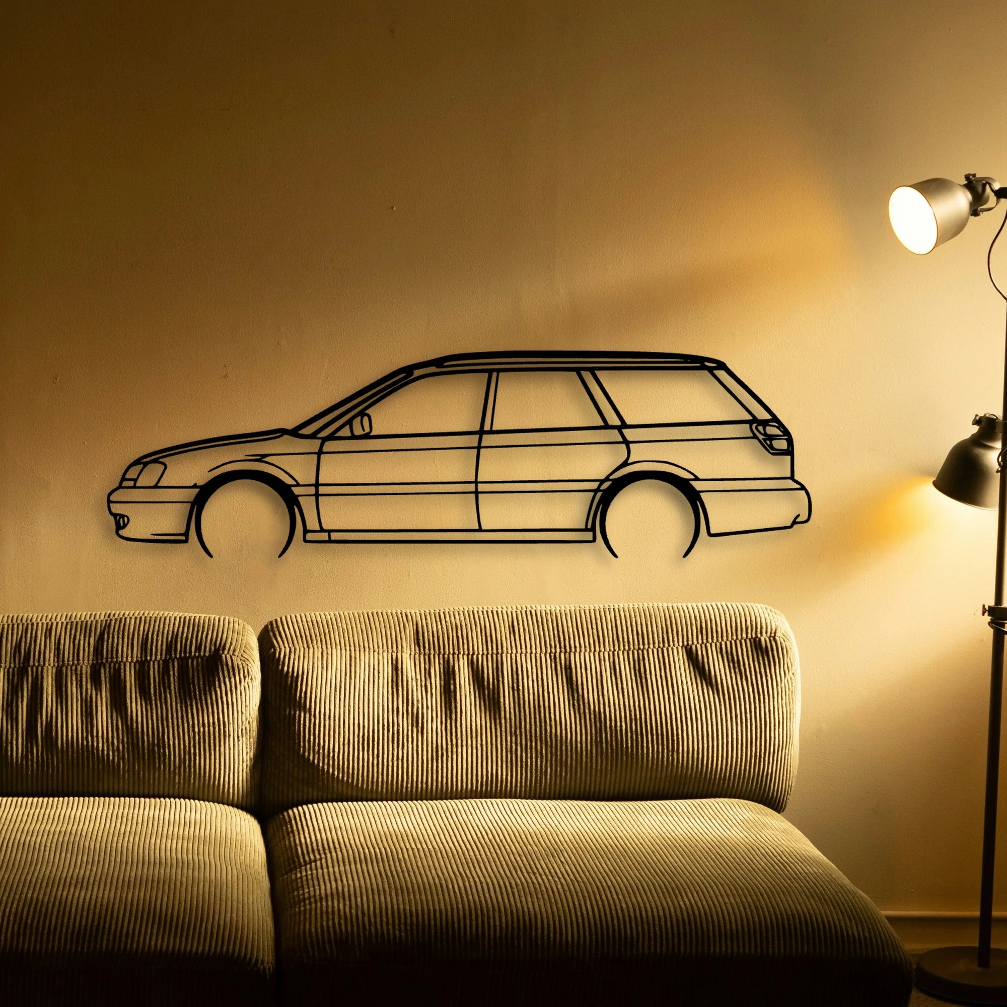 Legacy 2000 Classic Silhouette Metal Wall Art - Automotive Garage Decor