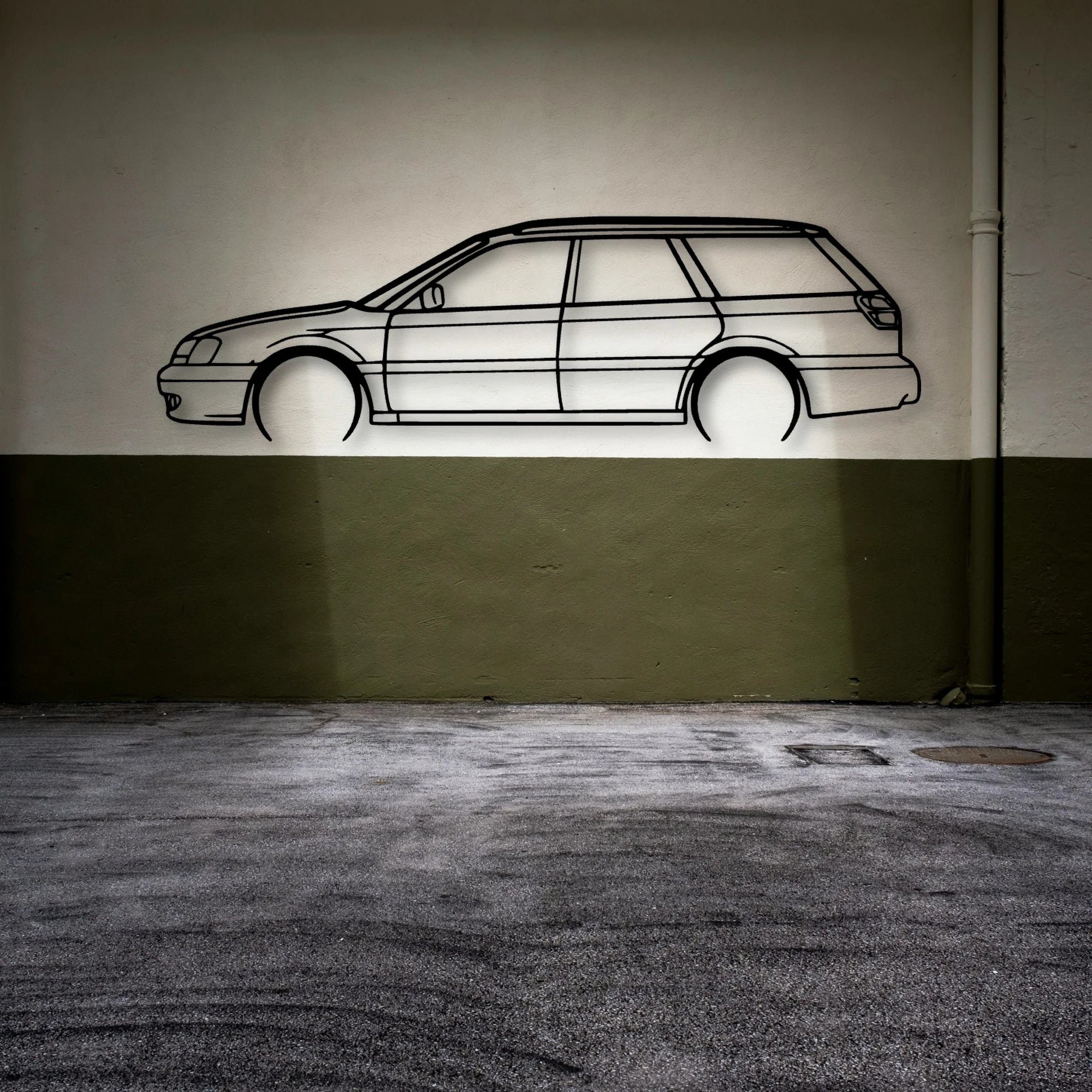 Legacy 2000 Classic Silhouette Metal Wall Art - Automotive Garage Decor