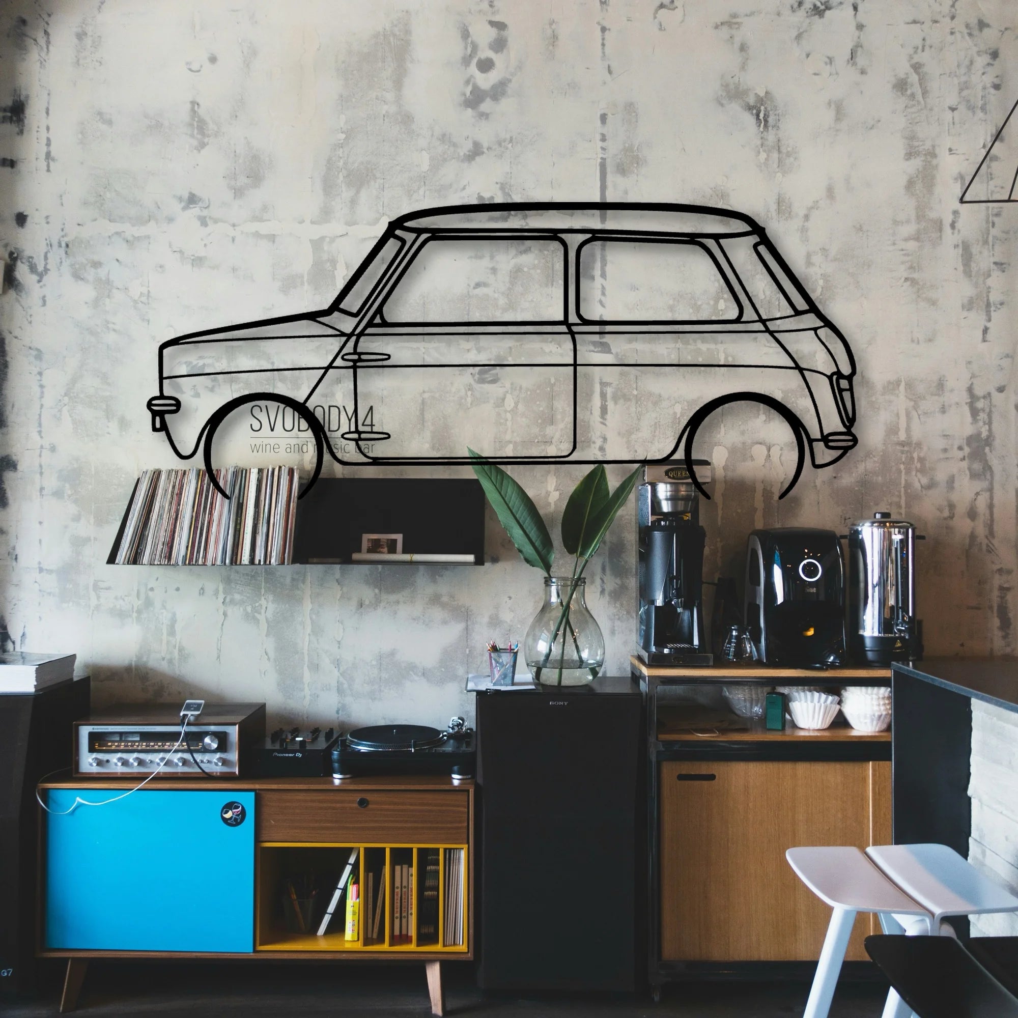 Leyland Classic Silhouette Metal Wall Art - Automotive Garage Decor