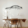 M240 F22 Classic Silhouette Metal Wall Art - Automotive Garage Decor