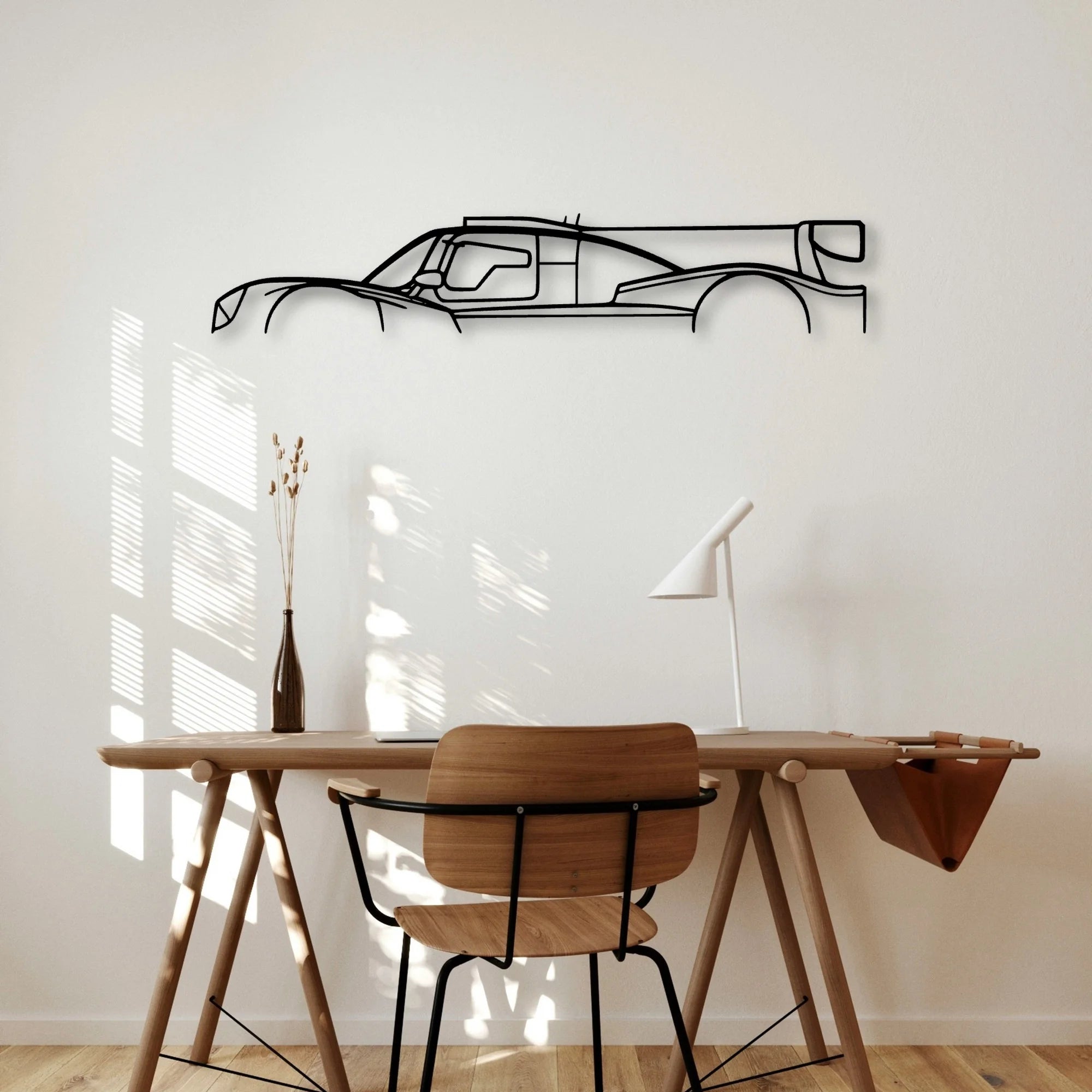 M30 LMP3 Classic Silhouette Metal Wall Art - Automotive Garage Decor