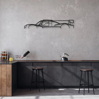 M30 LMP3 Classic Silhouette Metal Wall Art - Automotive Garage Decor