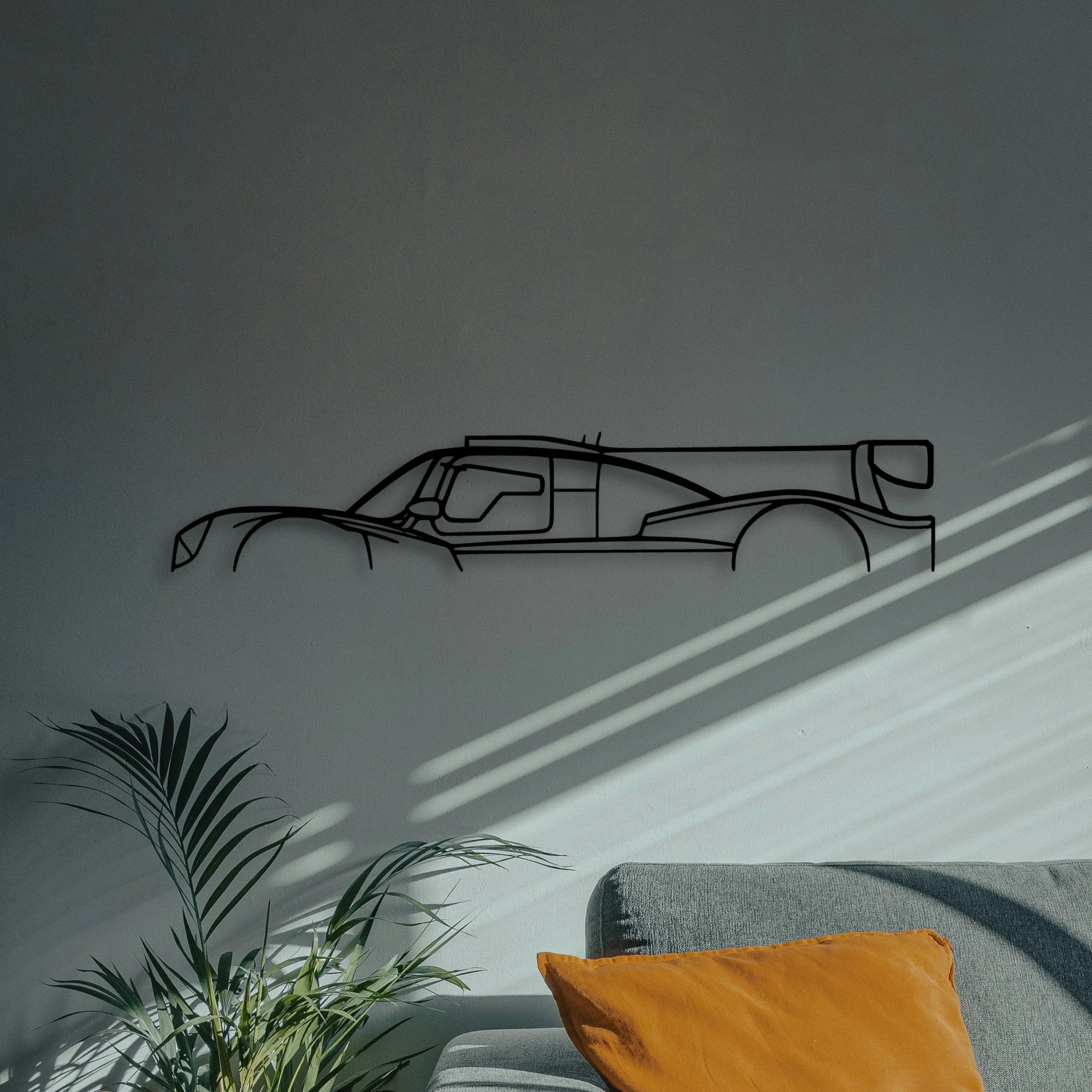 M30 LMP3 Classic Silhouette Metal Wall Art - Automotive Garage Decor